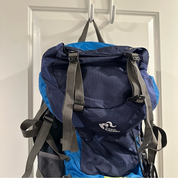 Free Knight 60 L Trekking Hiking Backpack Waterproof Light Weight in Blue - Picture 5 of 8